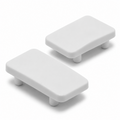 2 x 5mm White Striker Plates