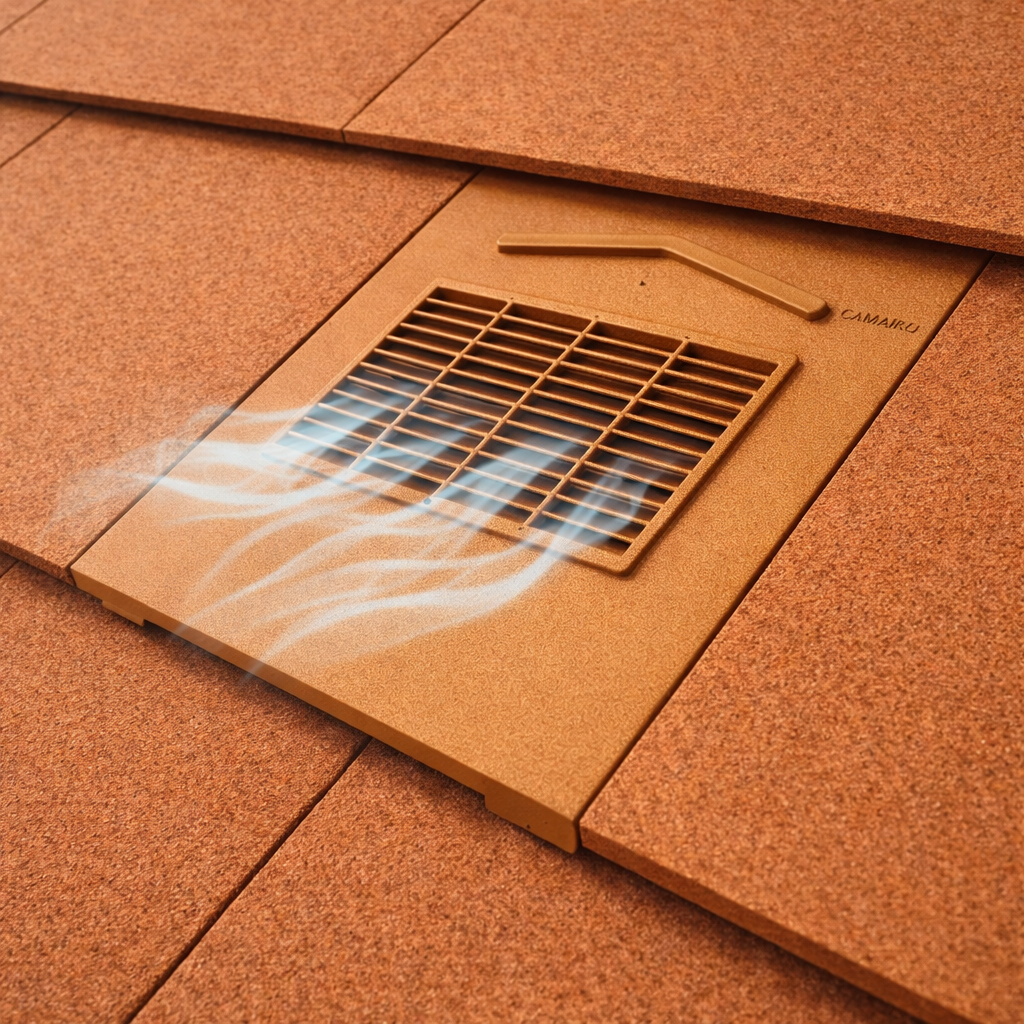 Timloc Terracotta Flat Edge Roof Tile Vent