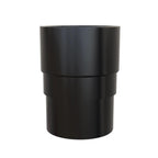 1 x Black Round Downpipe Connector Freeflow