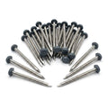50 x 30mm Anthracite Grey UPVC Poly Top Pins [B&N] (0073)