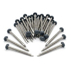50 x 30mm Anthracite Grey UPVC Poly Top Pins [B&N] (0073)
