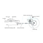 Breakaway Brake Hitch Safety Cable 1 Metre Coupling for Horsebox Trailers