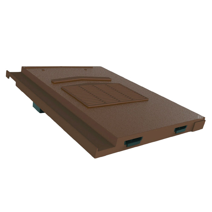 Manthorpe Brown Marley Modern / Mini Stonewold Profile Roof Vent Tile & Pipe Adaptor