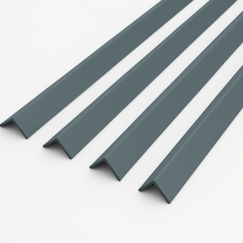4 x Anthracite Grey Rigid Angle 40mm x 40mm x 1  Metre  ^