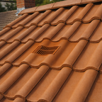 Timloc Red Double Pantile Roof Tile Vent
