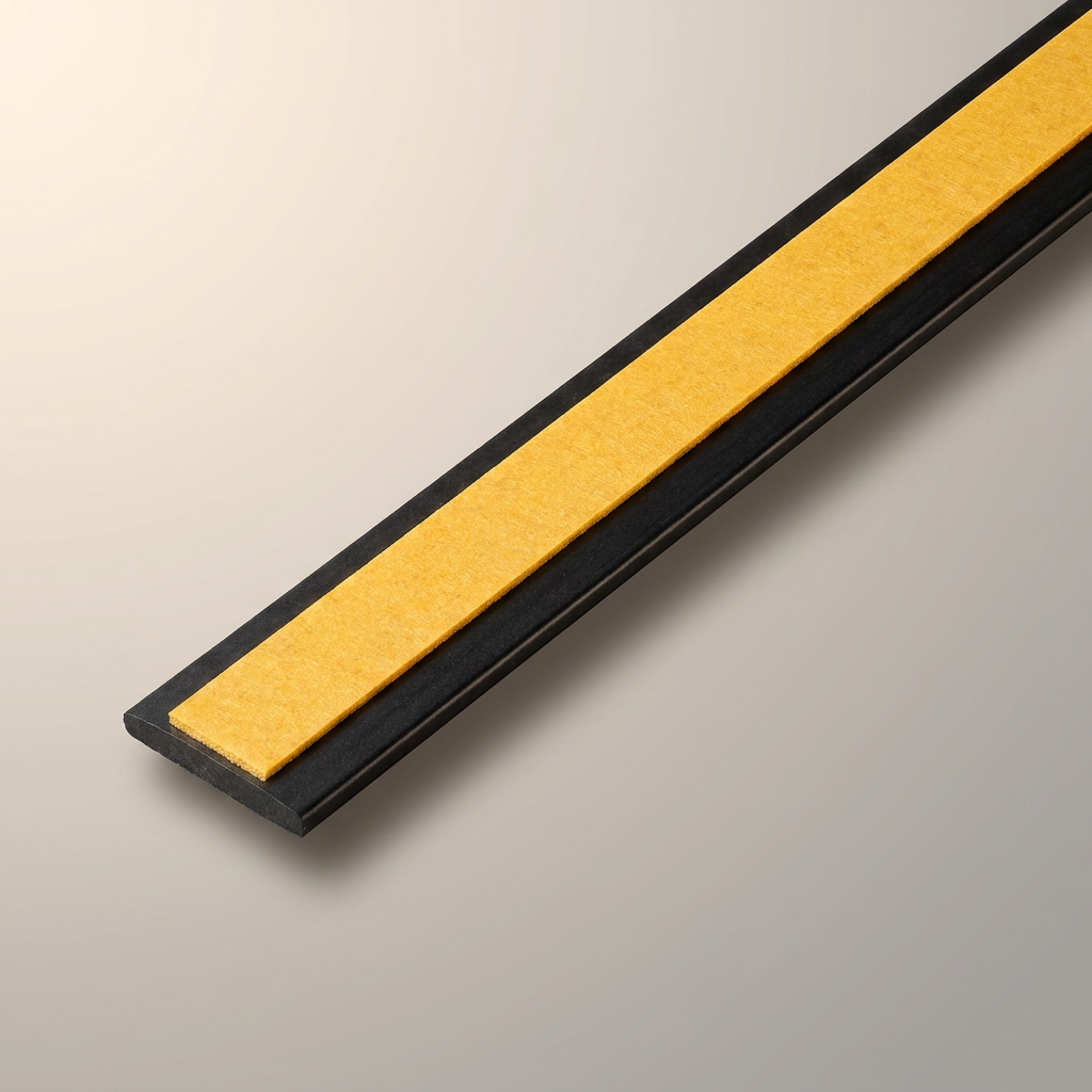 1 x 75mm Black Self-Adhesive Trim Strip x 1 Metre