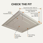 Insulated Loft Trap Door Access Hatch & Frame