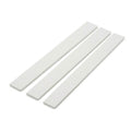 3 x 38mm White PVC Flat Bar x 1 Metre