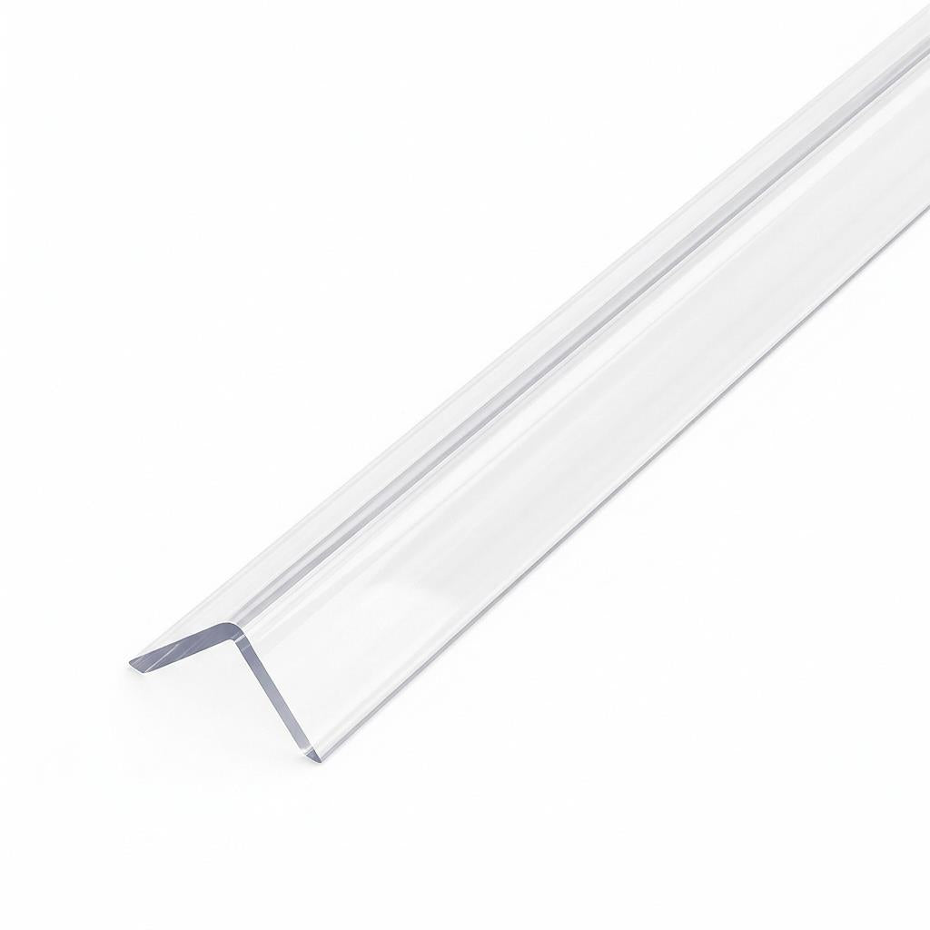 10 x 20x20mm Clear Angles x 1 Metre