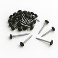 Poly Top Pins Nails1500 Pack 30mm Black UPVC