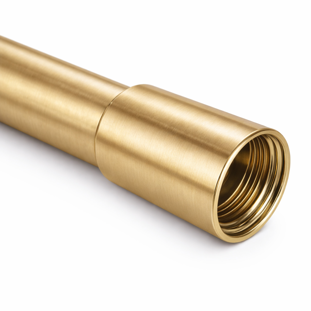 Kartell 1.5m Brushed Brass Shower Hose