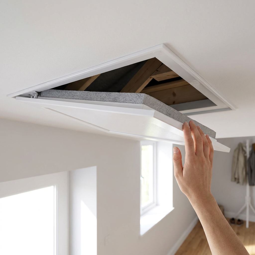 Insulated Loft Trap Door Access Hatch & Frame