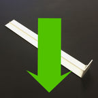 UPVC Plastic Fascia Board Straight Butt Joint White 300mm Square Edge Profile