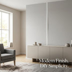 10 x 25mm White PVC Flat Bar x 1 Metre