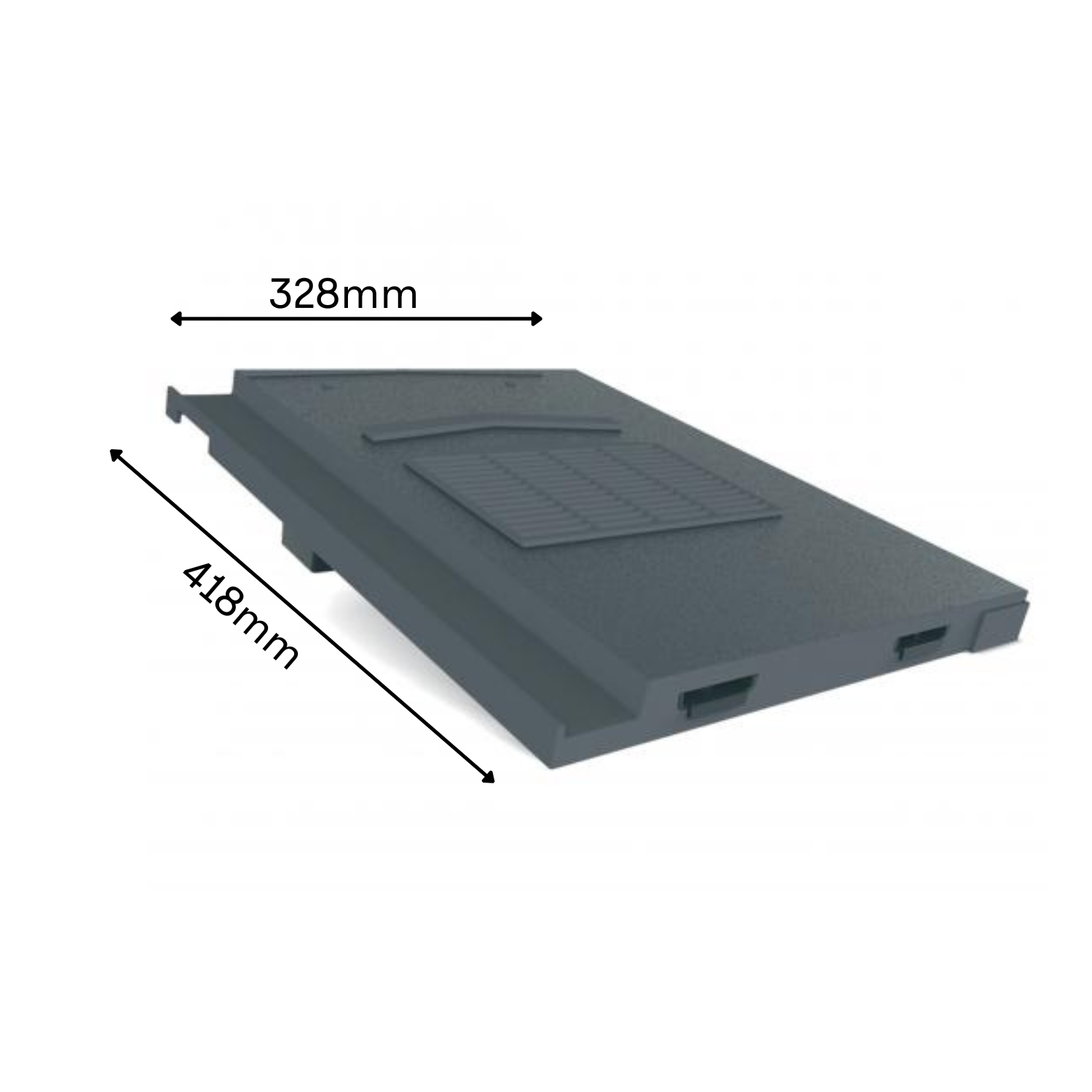 Manthorpe Grey Marley Modern / Mini Stonewold Profile Roof Vent Tile & Pipe Adaptor