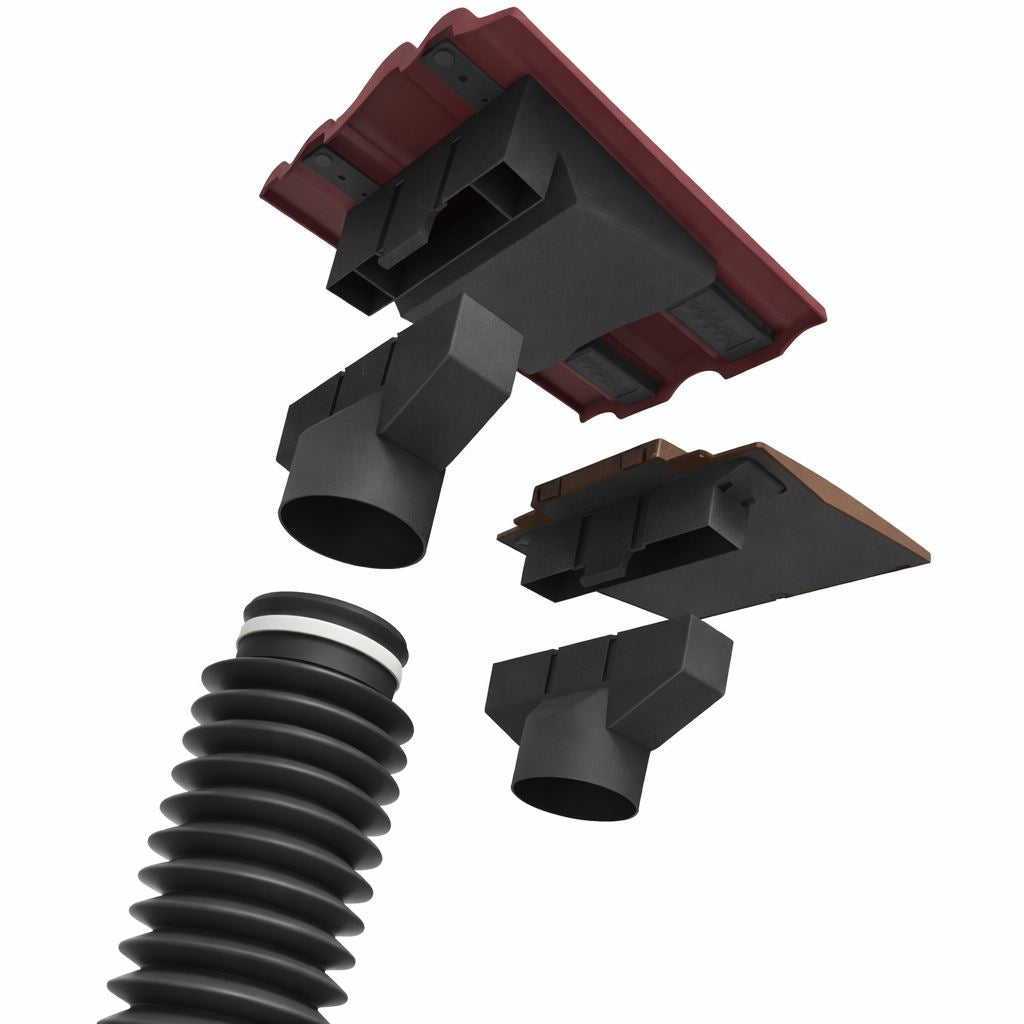 Manthorpe Terracotta Double Roman Tile Vent with Adaptor Kit for Concrete Tile Roofs