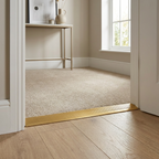 4 x Gold Carpet Cover Transition Strip 89.5cm x 37mm