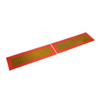 2 x  Aluminium UK Standard Rear Vehicle Marker Boards, ECE70, Size: 565 x 195mm
