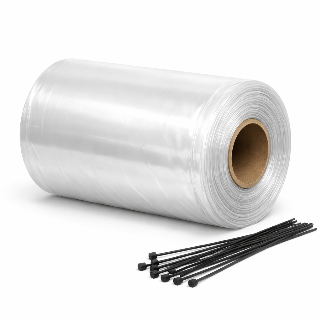 15 Metre Temporary Rainwater Downpipe 4 Inch 250 Gauge Kit