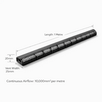 20 x Easy Trim Over Fascia Vent 25mm x 1 Metre