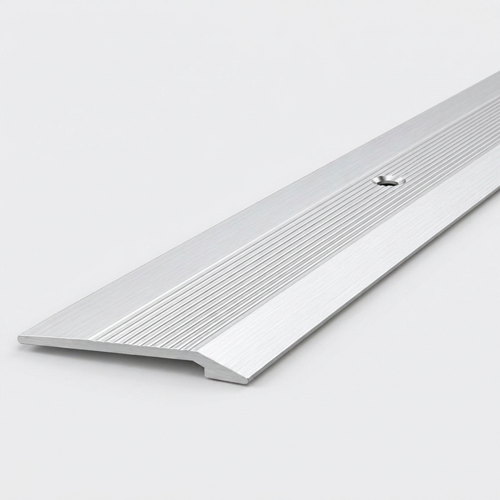 4 x Aluminium Vinyl Edge Floor Transition Strip, 28mm x 6mm x 89.5cm DIY Low Profile Floor Trim for Finishing and Edge Protection