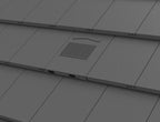Timloc Brown Thin Leading Roof Tile Vent with Adapter