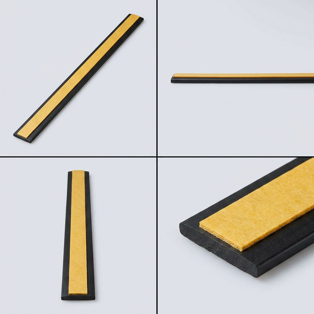 1 x 75mm Black Self-Adhesive Trim Strip x 1 Metre