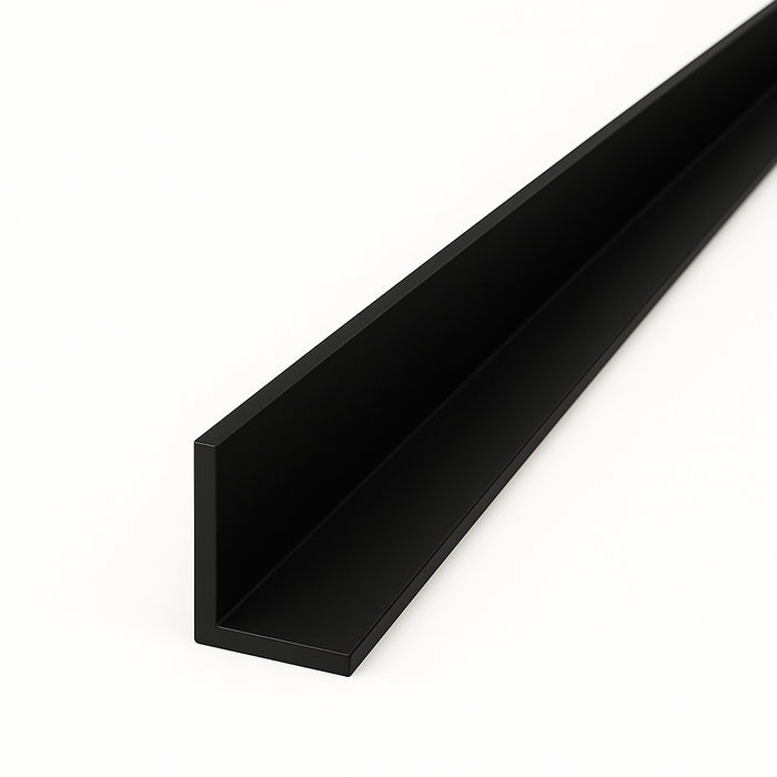 Black Unequal Angle 50mm x 25mm x 1  Metre