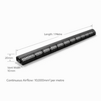 40 x Over Fascia Vents 1 Metre x 25mm