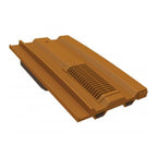 Manthorpe Terracotta Mini Castellated Tile Vent with Adaptor Kit for Clay and Concrete Tile Roofs