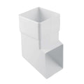 Freeflow White Square Downpipe Shoe for Rainwater Systems 1 Pack