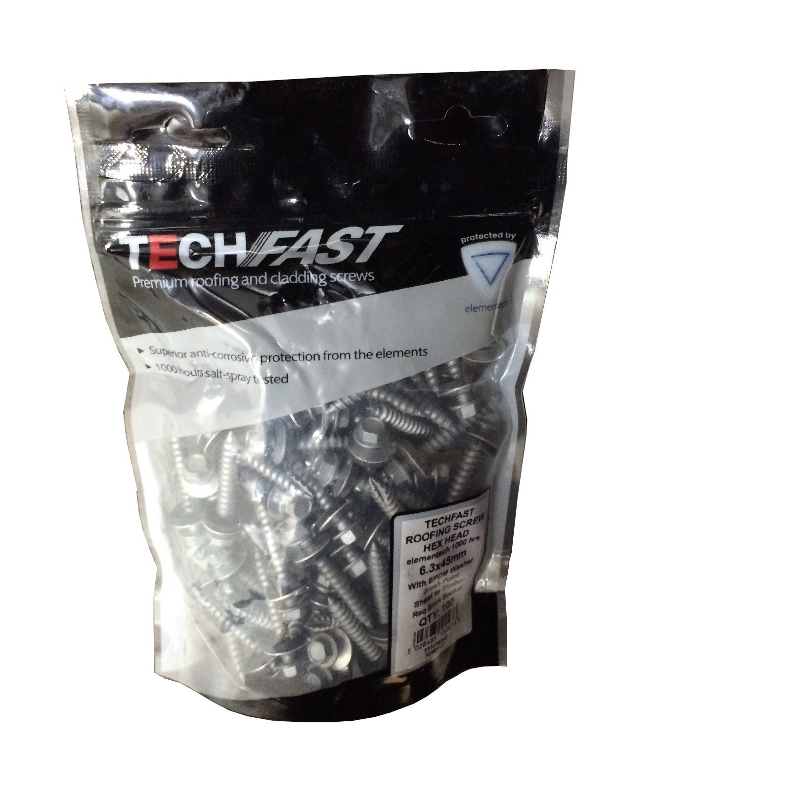 100 x Tech Slash Point Screws, Sheet to Timber 6.3 x 45mm