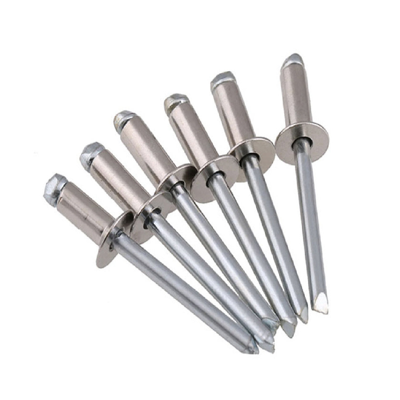 300 x Assorted Aluminium Blind Pop Rivets Standard Flange
