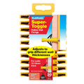 20 x Plasplugs Super Toggle Raw Plug Fixings for Plasterboards & Hollow Walls