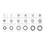 225 x Metric Nitrile O-Ring Gasket Seals