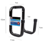 2 x Heavy Duty Double Bike Storage Hooks Wall Mounted