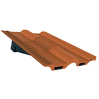 Terracotta Double Roman Roof Tile Vent & Adapter for Marley Redland Sandtoft