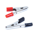 25 x Universal Insulated Crocodile Clips 5 Amp