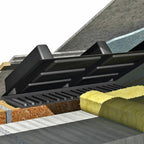 Manthorpe Eaves Panel Vent Suits 600mm Rafter Width for Roof Air Flow