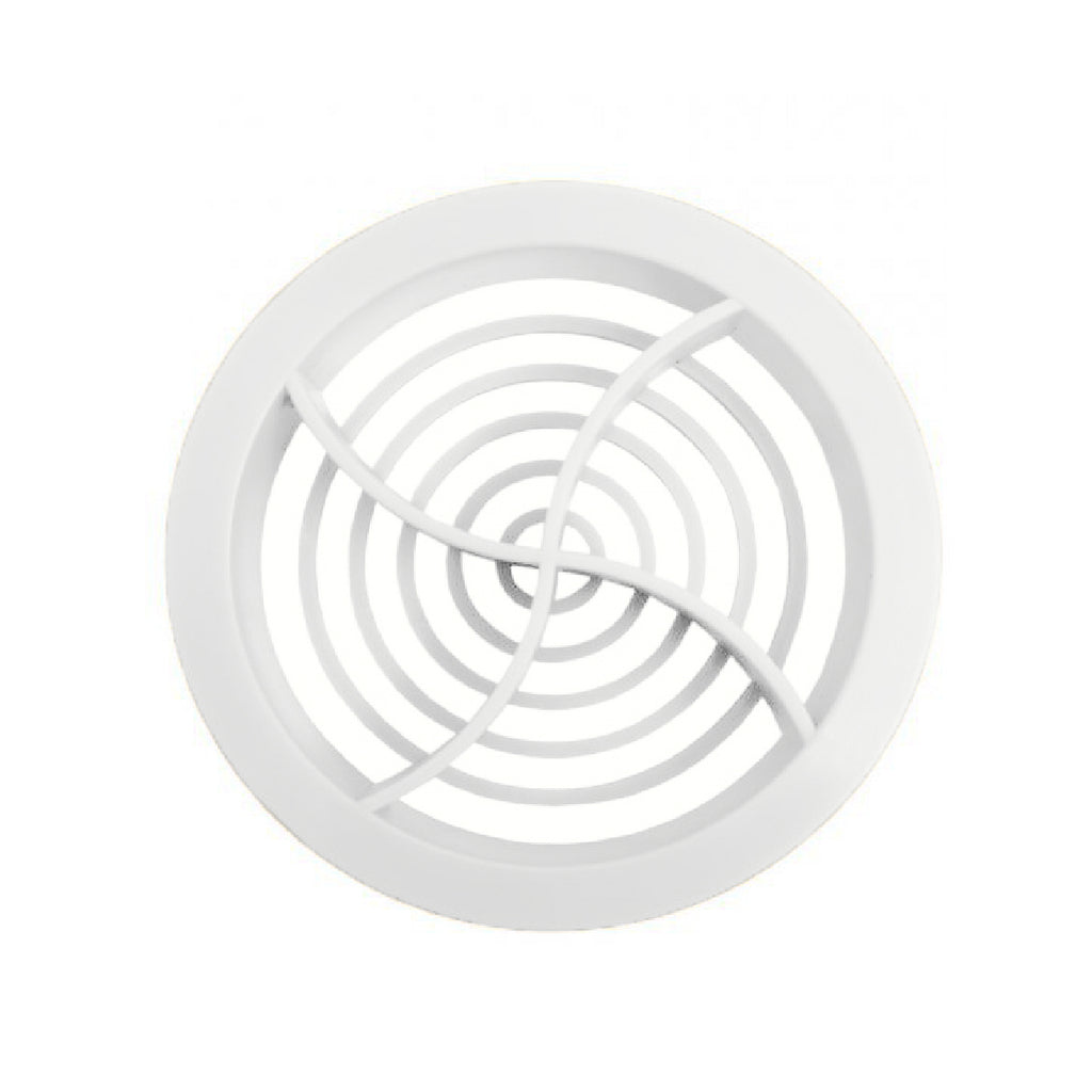 White Plastic 70mm Round Soffit Air Ventilation Roof Discs <br> Menu Options