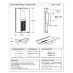 Brown Single Pantile Roof Tile Vent  / Marley Redland Sandtoft