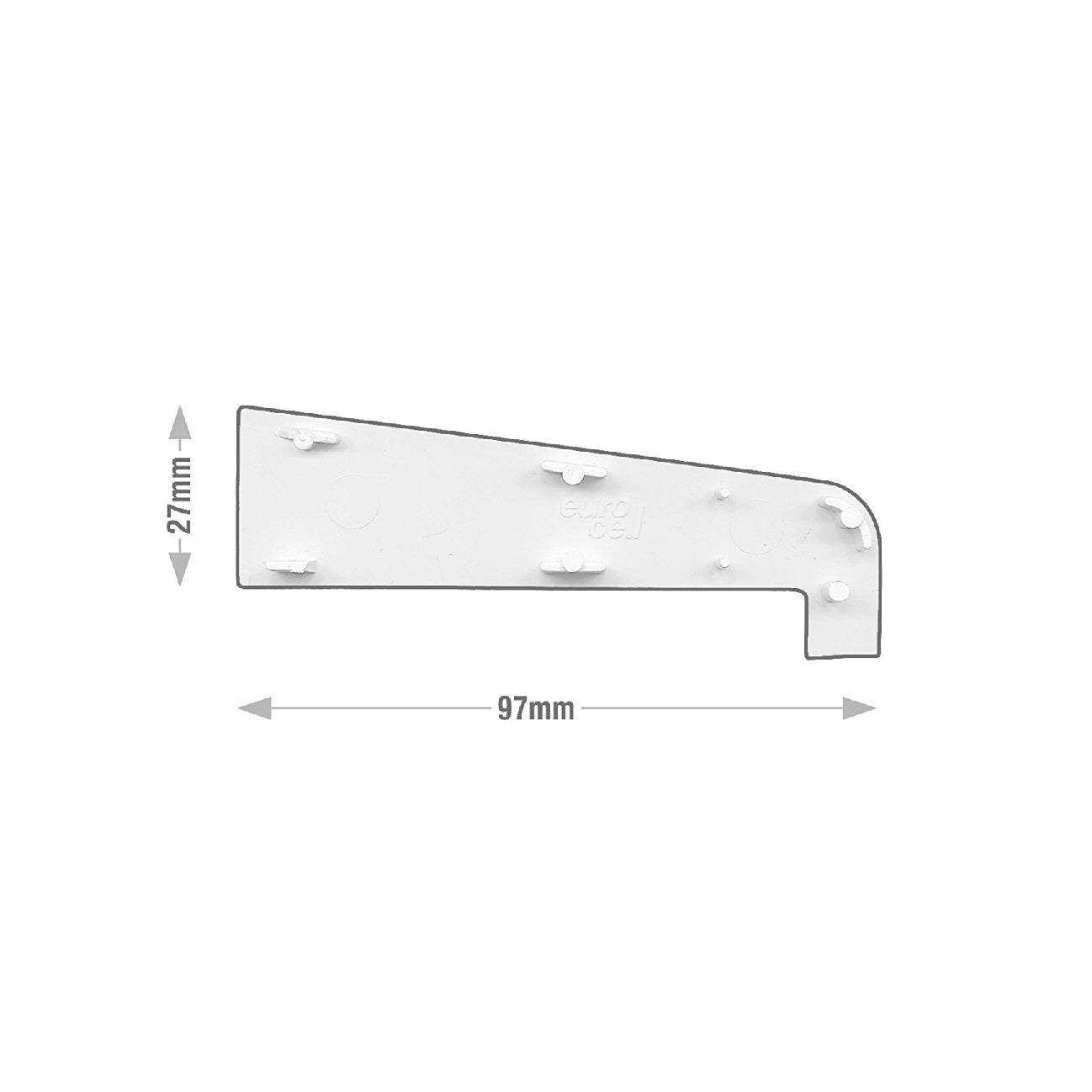 Window Cill End Caps fits 150mm Eurocell External Sills