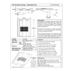 Dark Brown Castellated Roof Tile Vent & Adapter for Marley Ludlow Redland