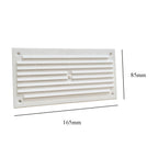 6" x 3" White Adjustable Air Vent Louvre Grille Cover Hit & Miss