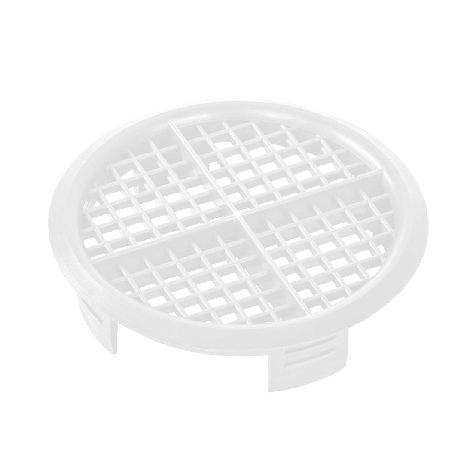 White Plastic 70mm Soffit Push Fit Air Vents