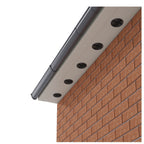 Brown Plastic 70mm Soffit Push Fit Air Vents