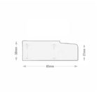 Window Cill End Caps fits 85mm Eurocell External Stub Sills