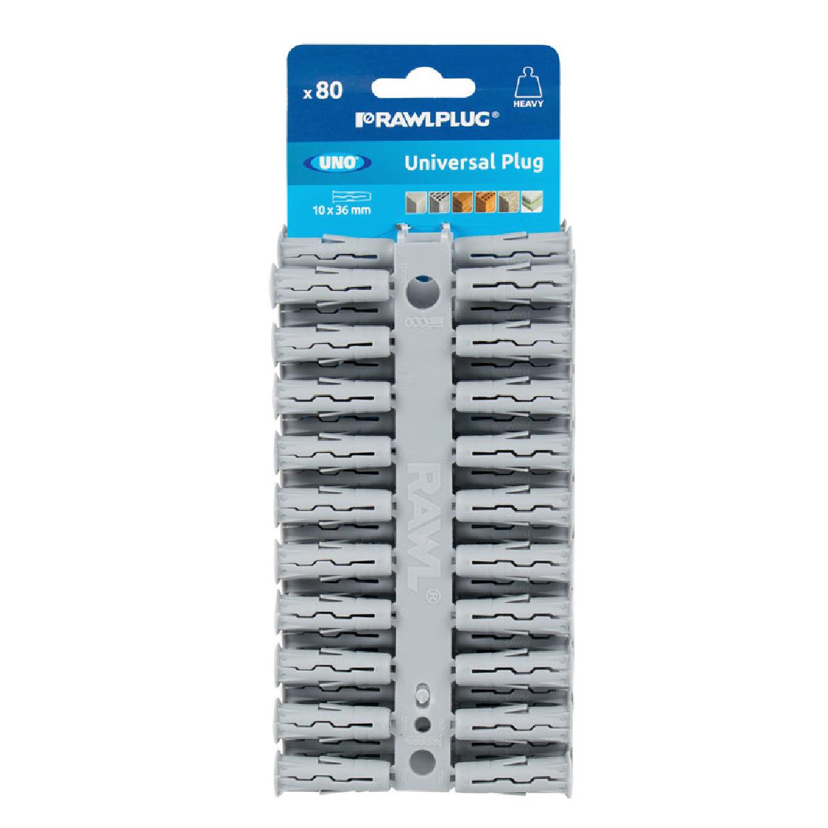 Rawlplug UNO Universal Wall Rawl Plug Fixings Anchors