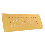 9" x 3" Brass Adjustable Air Vent / Metal Grille Ventilation Cover