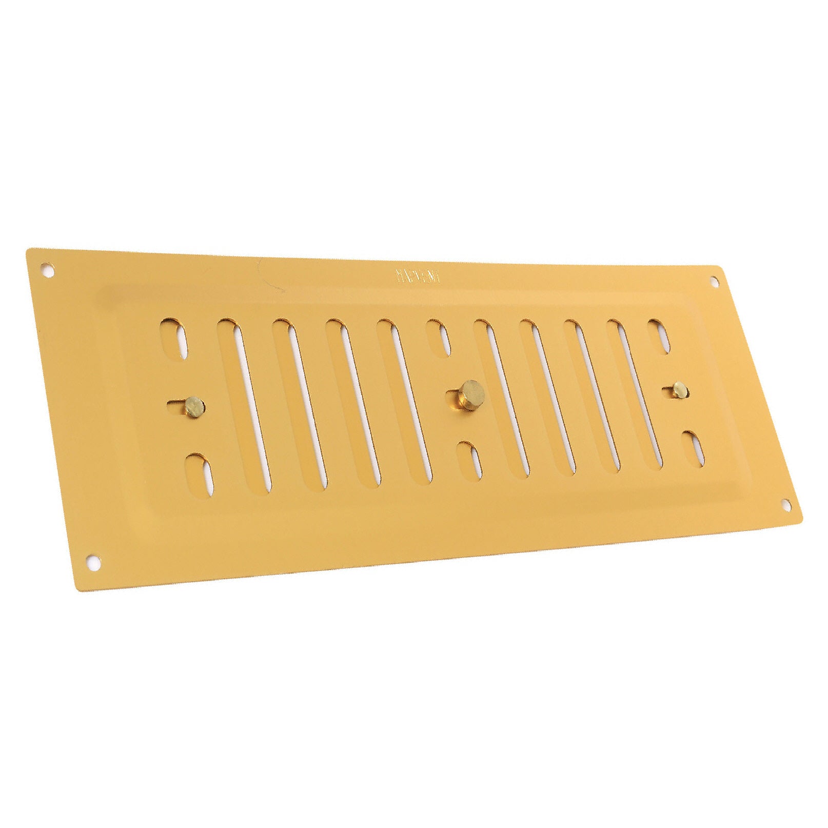9" x 3" Brass Adjustable Air Vent / Metal Grille Ventilation Cover